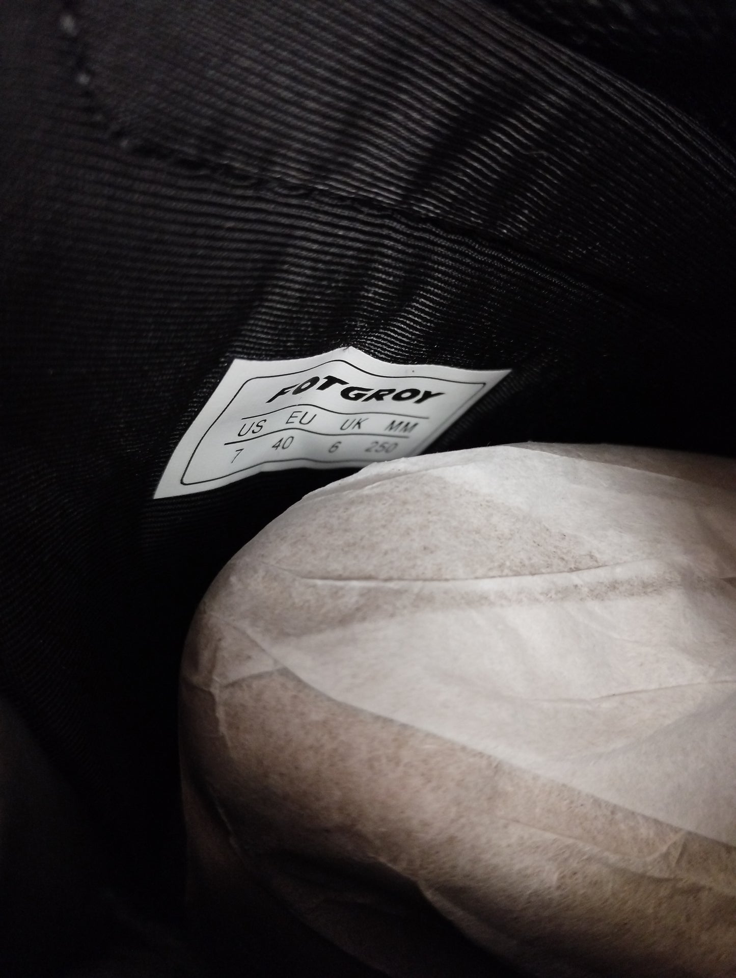 Fotgroy Cycling Shoes- UK6-250MM-BLACK