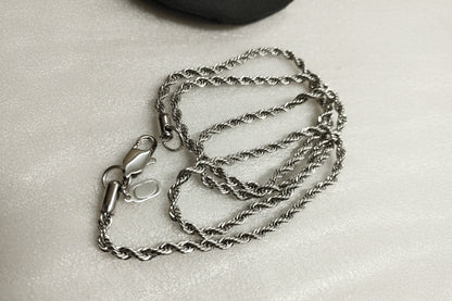Craftd Rop Necklace- Silver-3mm-60cm