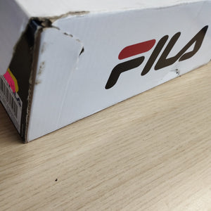 FILA DISRUPTOR 2 PREMIUM LEATHER SNEAKERS RED/WHITE-UK5