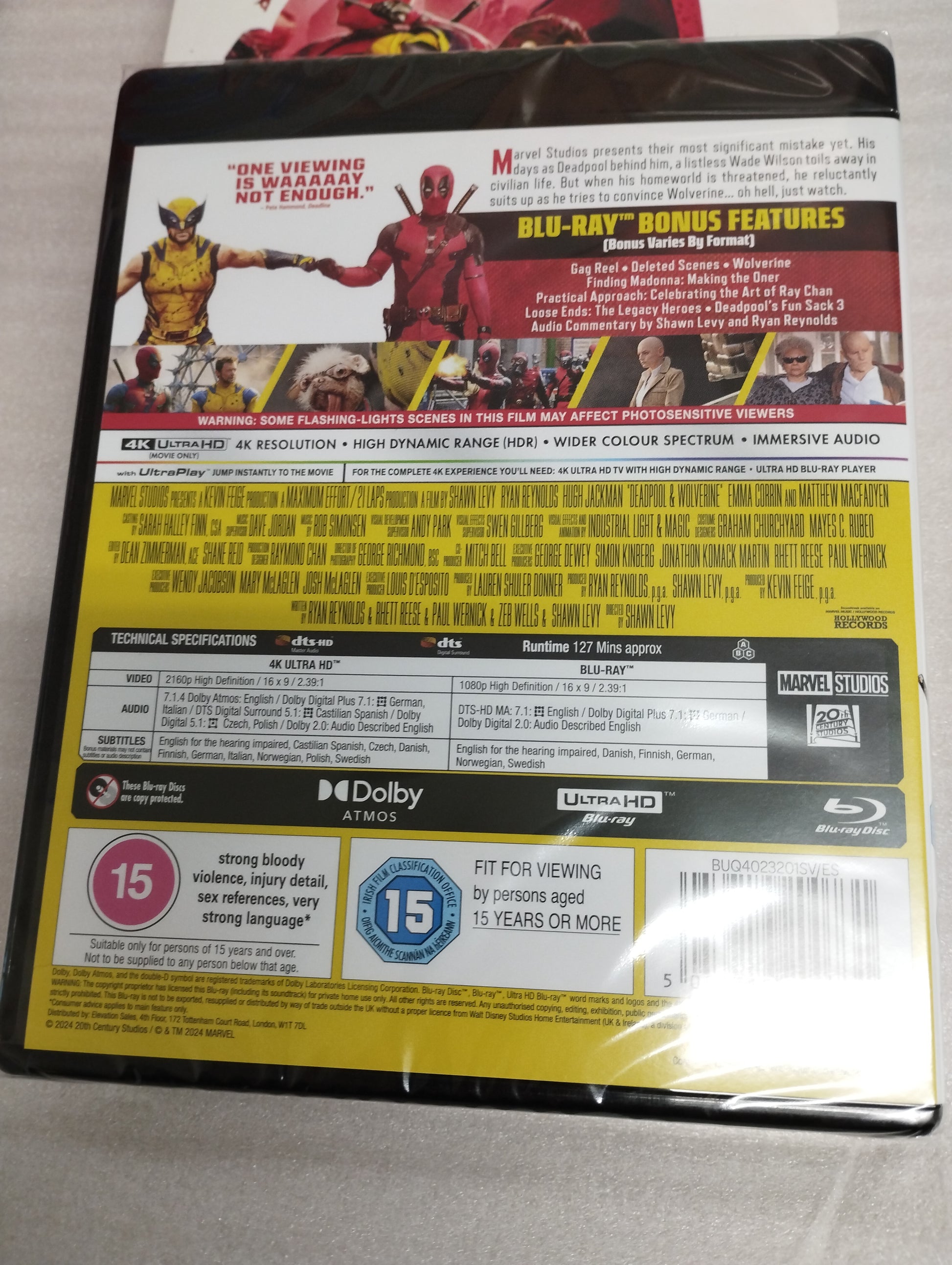 Marvel's Deadpool & Wolverine 4K UHD