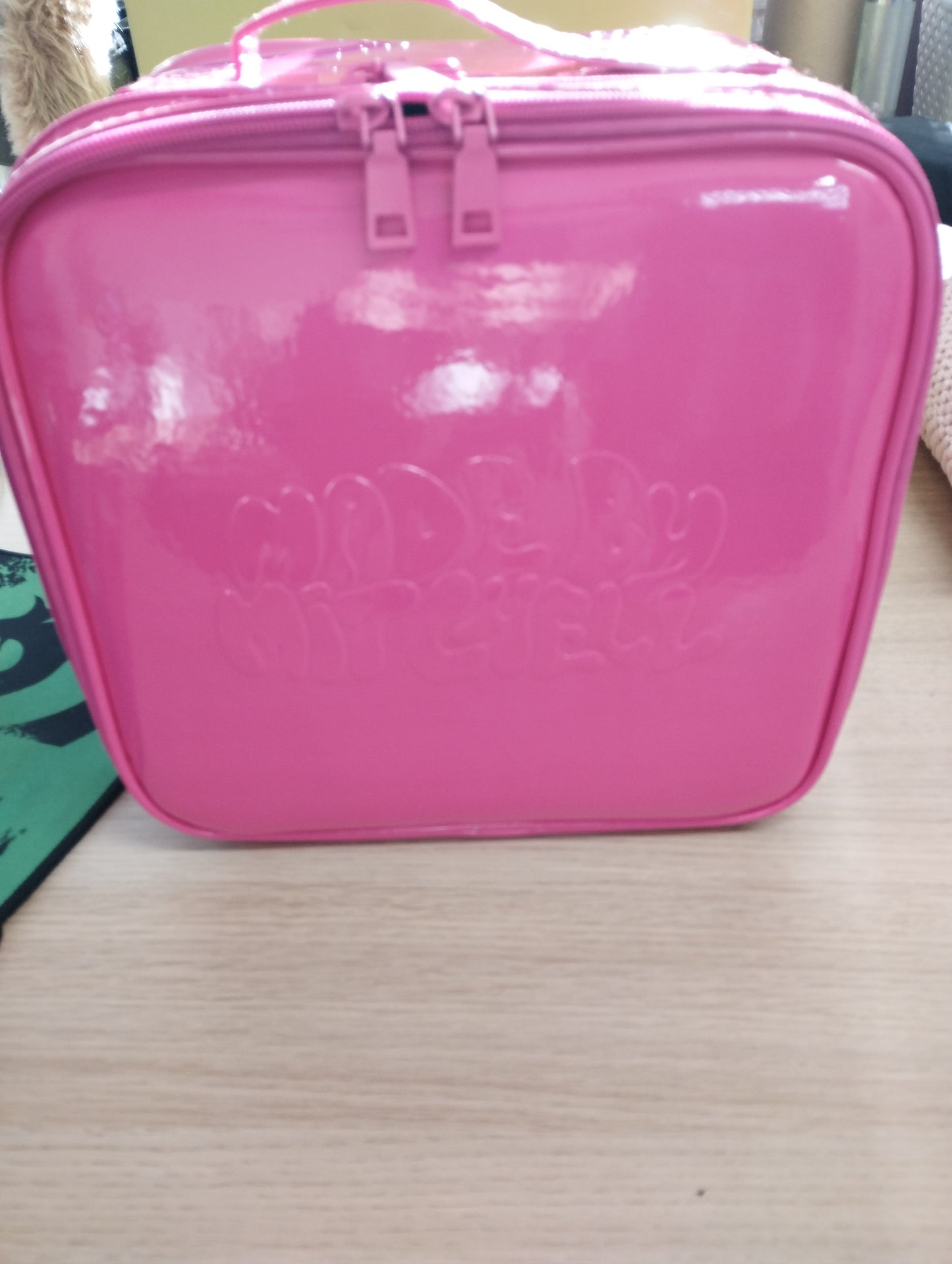 Made by mitchell Medium Makeup Case Hot Pink