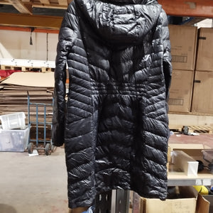 Andrew Marc long down coat Black Womens Medium