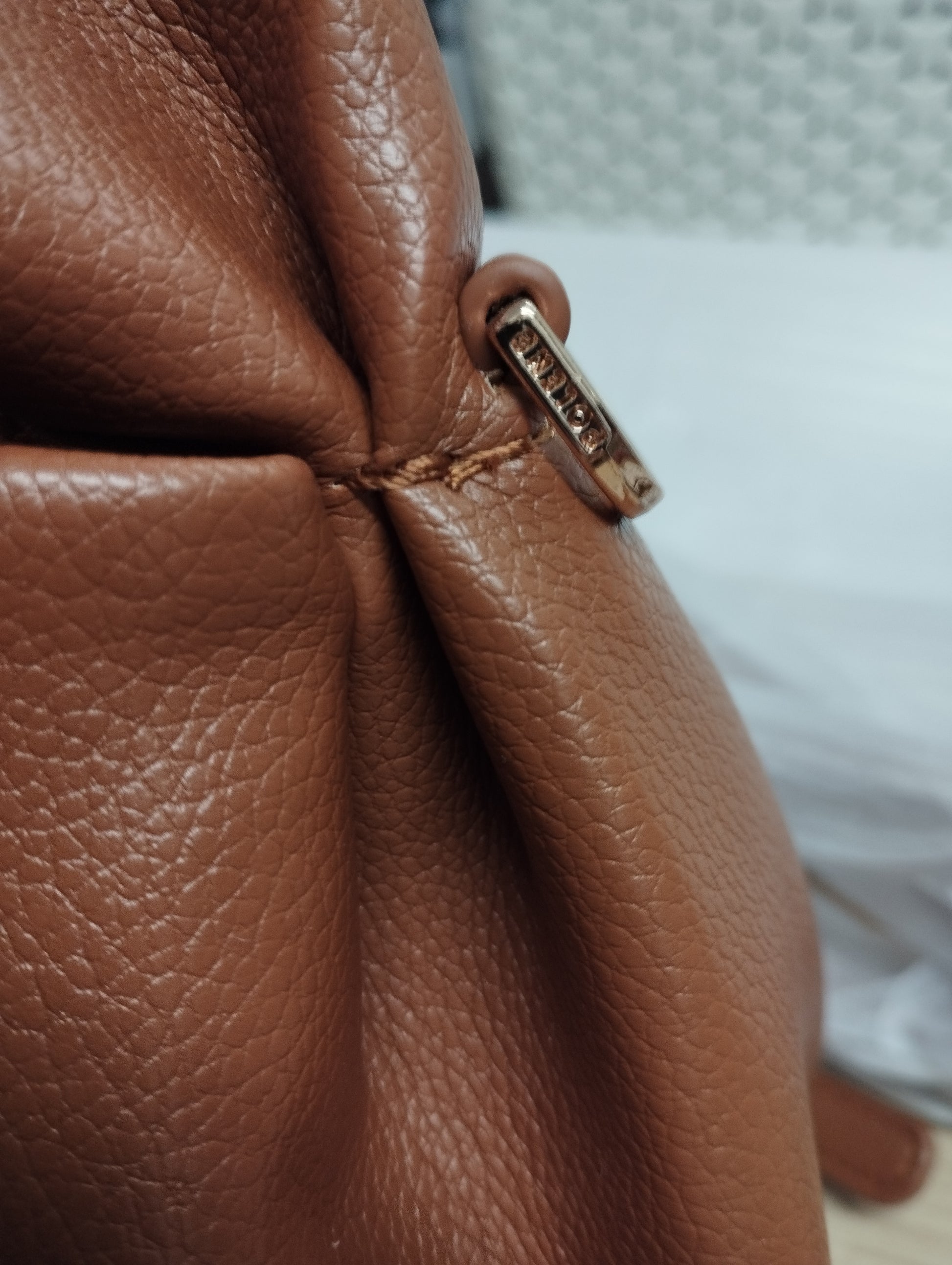 Polene Numéro Neuf Mini Edition Textured Camel