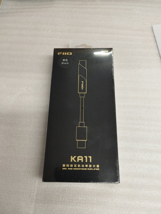 FiiO KA11 USB Dongle DAC and Amp (USB-C, Black) USB-C, Black