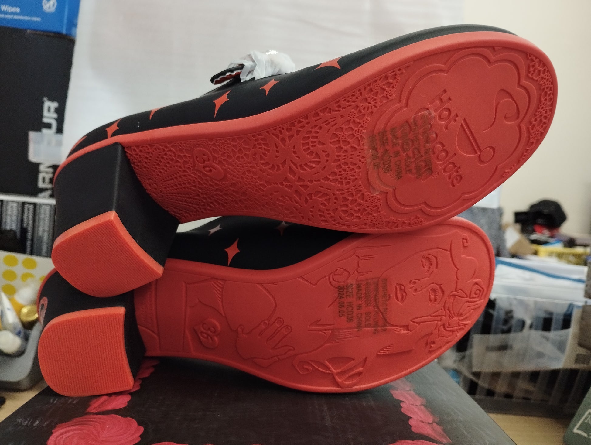 Chocolaticas Mid Heels Scorpio Women's Mary Jane Pump-UK3.5/US6