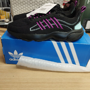 Adidas Originals Women's Black Pink HAIWEE Sneakers-UK5.5