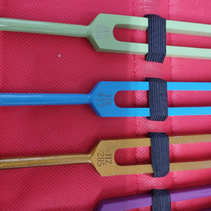 Chakra Tuning Fork Set for Healing, 7 PCS Color Weighted Tuning Forks