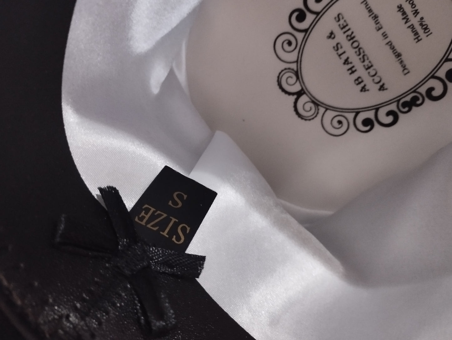 AB HATS 100% Wool hat Black 6"