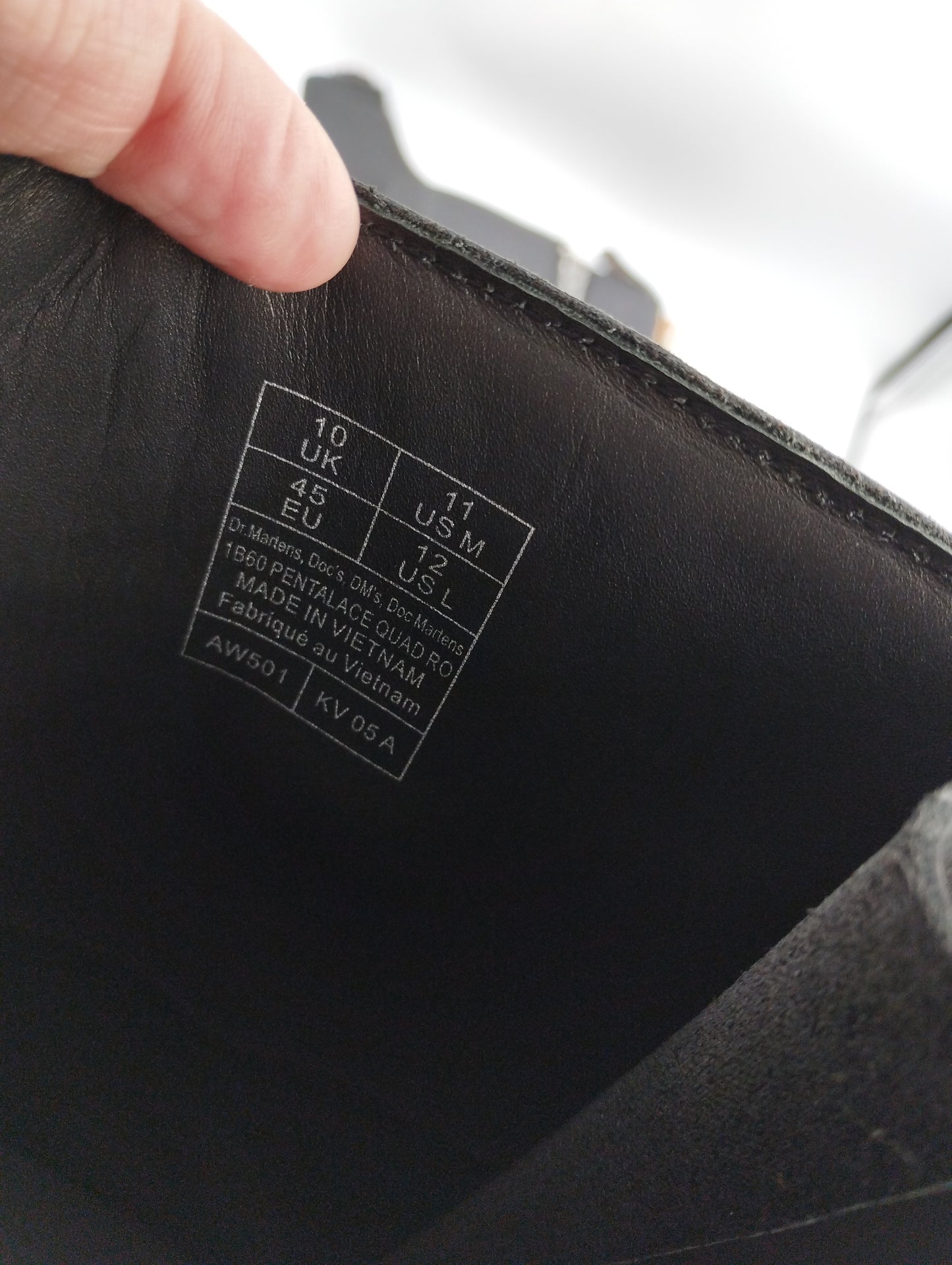 Dr.Martens 1B60 Rick Owens Pentalace Boots -UK10