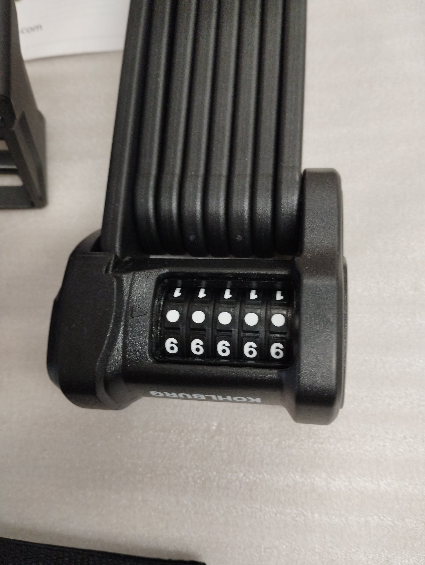 KOHLBURG Z FOLD COMBINATION BIKE LOCK