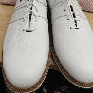 FootJoy Premiere Series Mens Golf Shoes White/White/Light Grey Wilcox-UK11