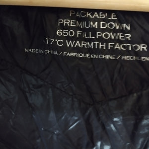 Andrew Marc long down coat Black Womens Medium