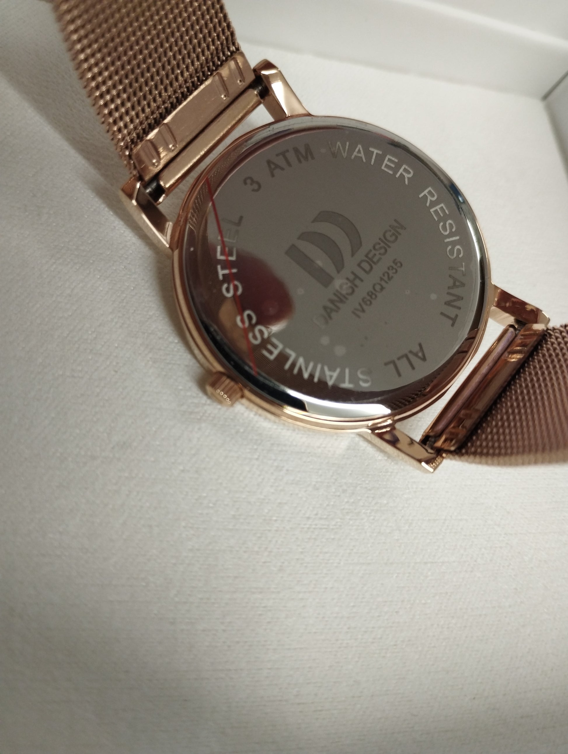 Danish Design Urban London Watch - Rose Gold/Black