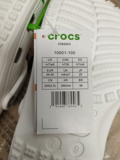 Crocs Classic Clog - WHITE - UK M6/W7