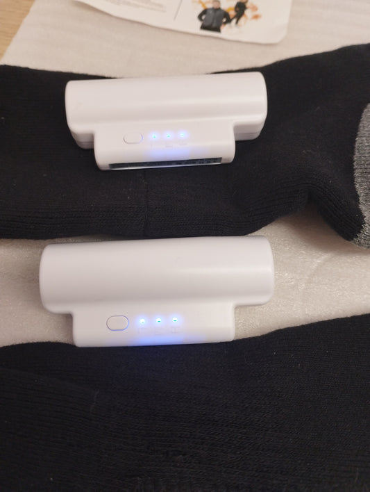 Heatexapparel Heated Socks-BLACK-SMALL