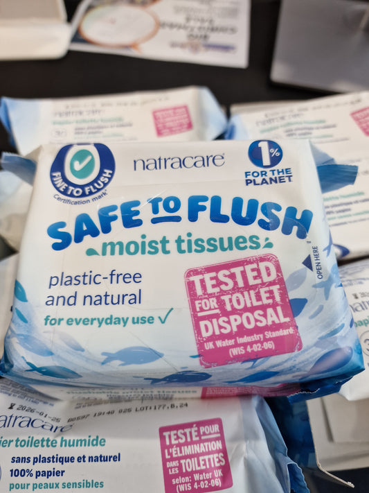 Natracare safe to flush tissues