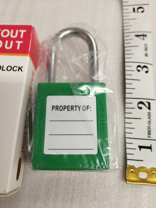 Lockout Tagout Safety Padlock Green