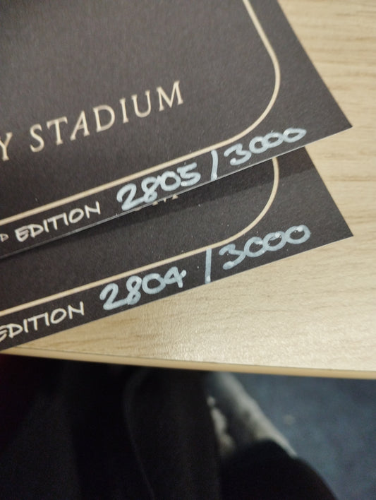 Coldplay Wembley 2025 Poster 2ND Edition Numbered-VARIOUS