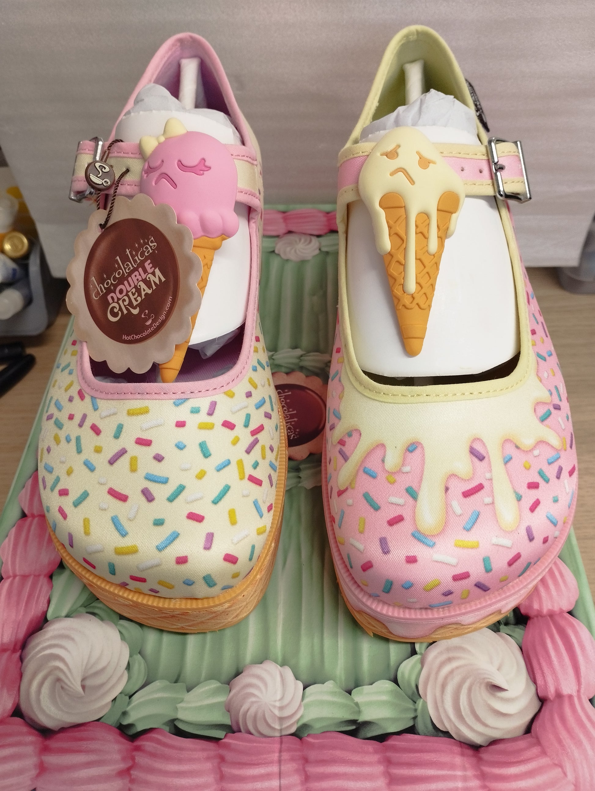 Chocolaticas I Melt For You Women's Mary Jane Platform-uk2.5/us5