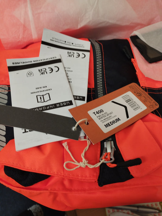 Portwest PW3 Hi-Vis Winter Jacket-MEDIUM