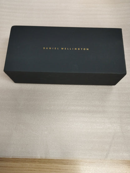 Daniel Wellington AE62R02 GRANDE Sunglasses-Rose Gold Frame-Black Lenses