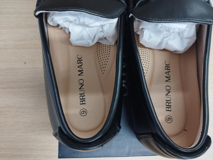 Bruno Marc Mens Loafers- UK 8 - black