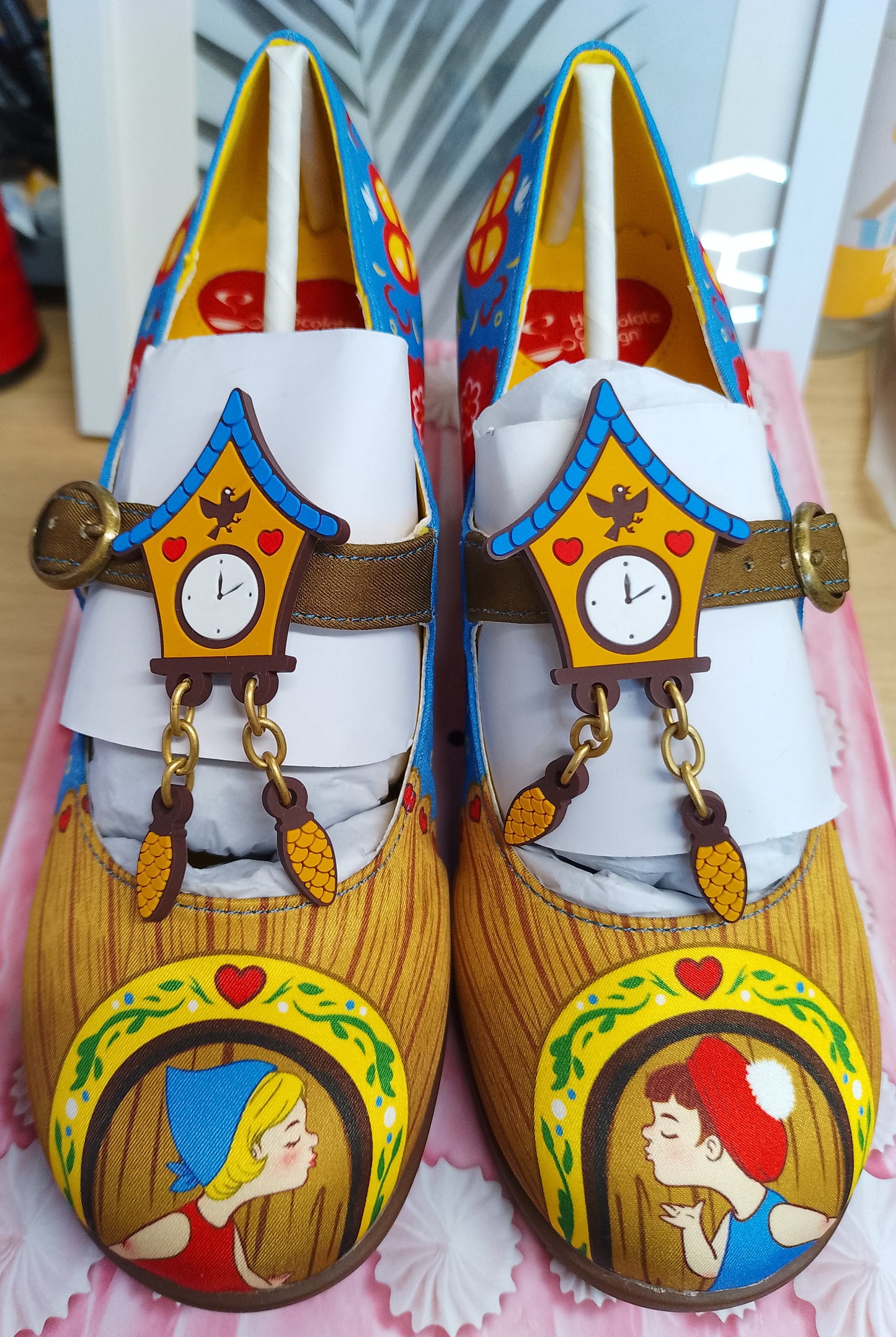 Hot Chocolate Design Chocolaticas Mid Heels CUCKOO Shoes HCD UK SHOES CUCU-UK3