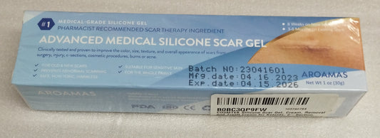 Aroamas Advanced Medical-Grade Silicone Scar Gel-30G