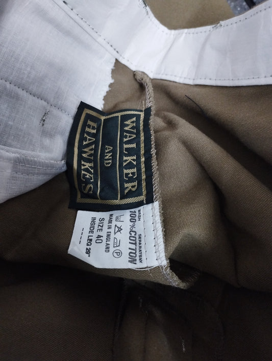 Walker and Hawkes Trousers-Green-40/s