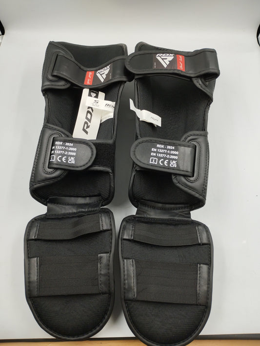 RDX T1 Black Shin Instep Guards-SMALL-BLACK