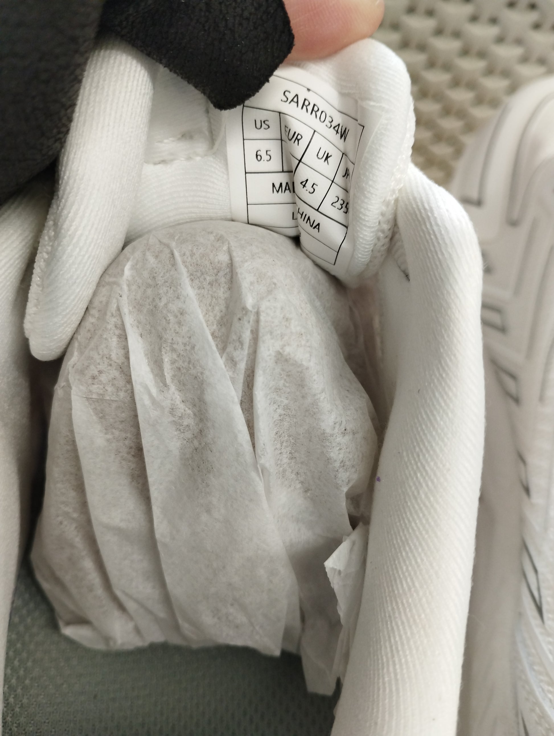 ALLSWIFT Women's Trainers Slip On Walking Shoes-UK4.5-WHITE