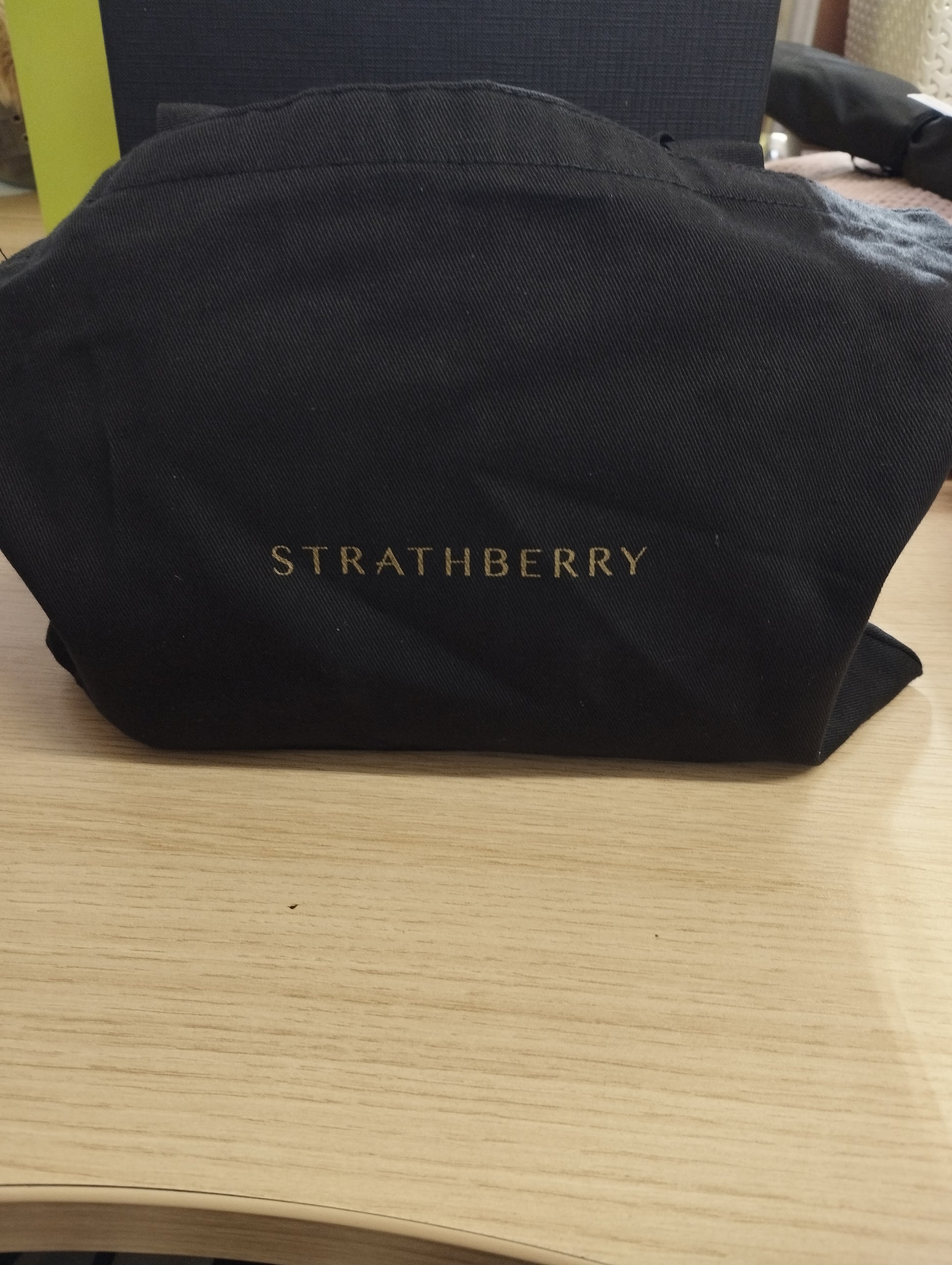 STRATHBERRY Mosaic Top Handle Nano Bag-tan