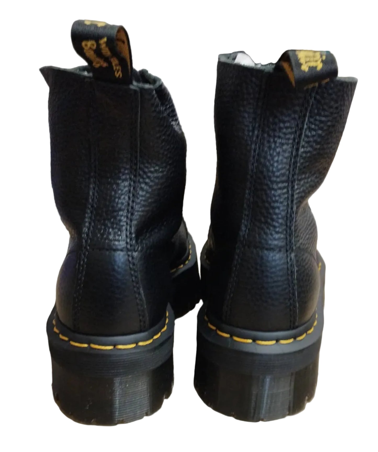 Dr.Martens Sinclair Soft Leather Platform Boots-BLACK-UK6