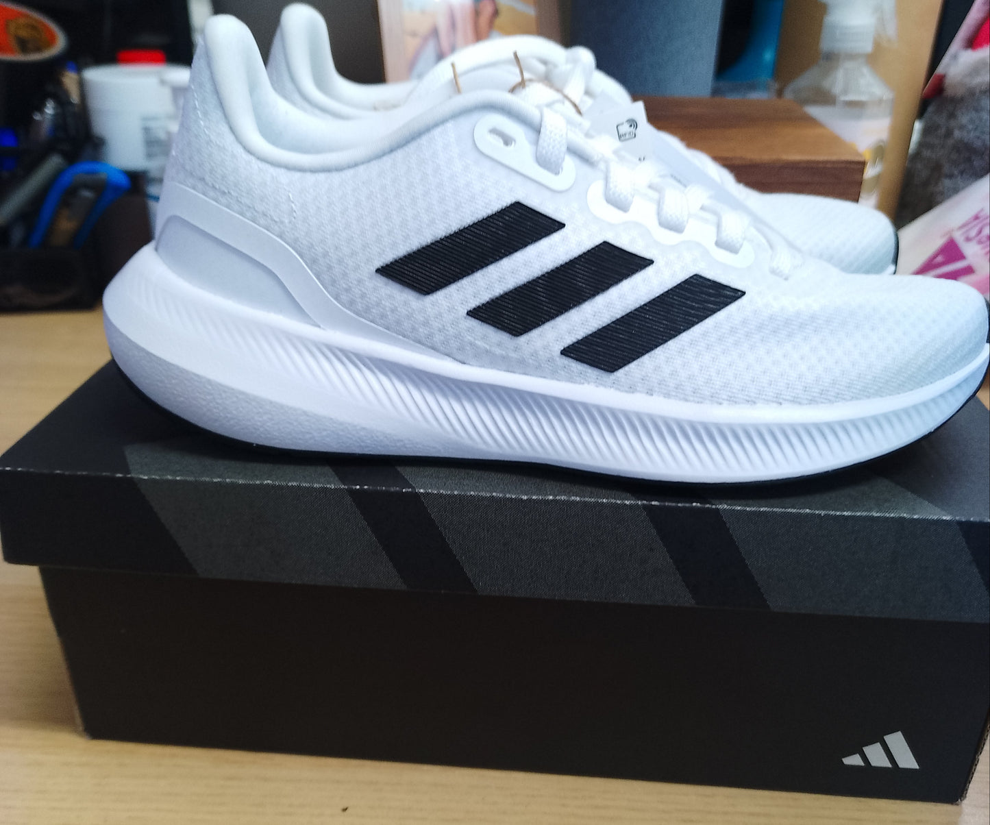 Adidas RunFalcon 3.0-WHITE-UK3.5