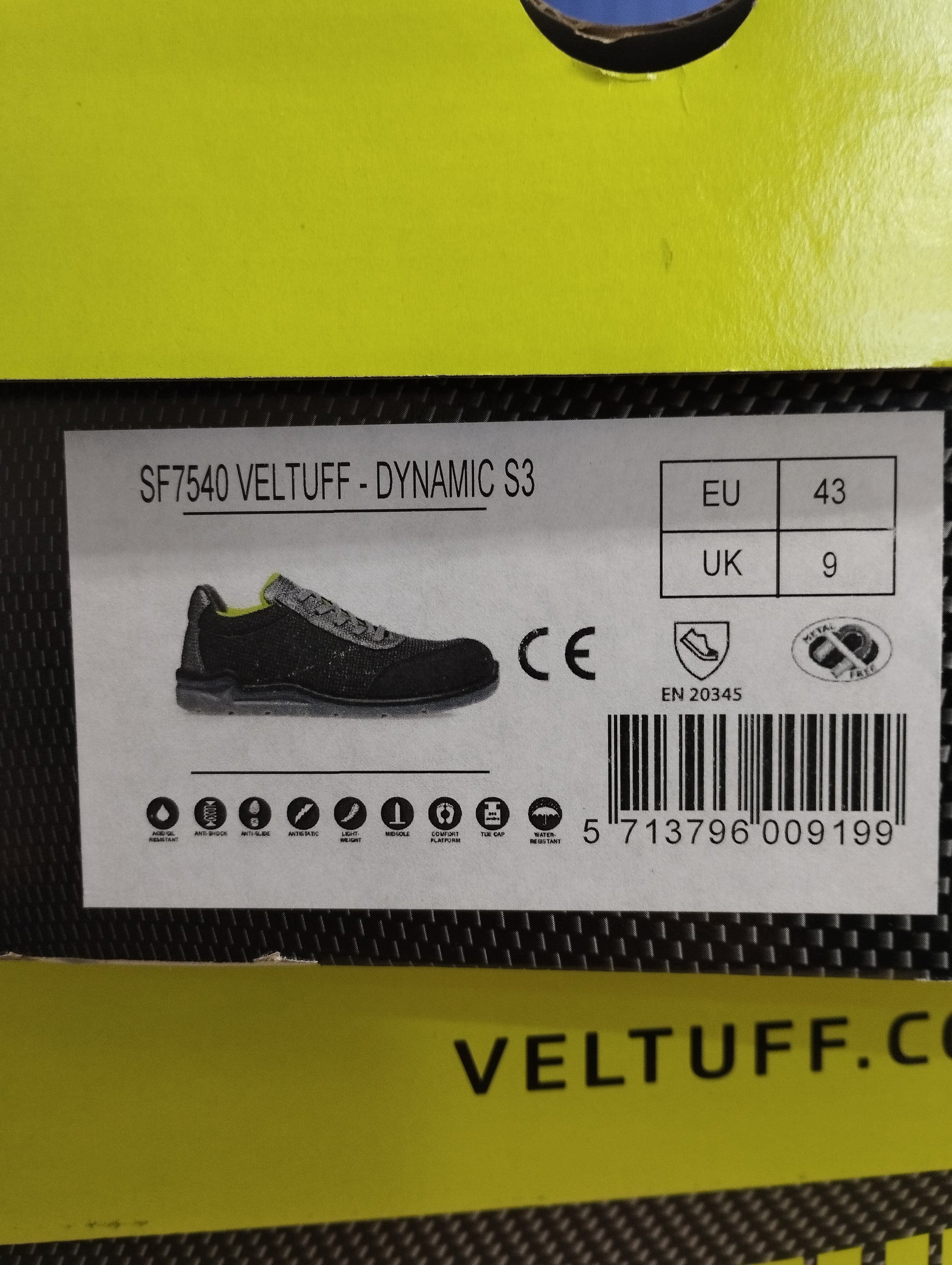 Veltuff SF7540 UK9 Safety Shoe
