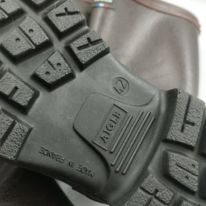 AIGLE 1853 Terra Pro Vario Farming boot suitable for wide calves and feet-UK8 BROWN