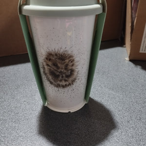 ROYAL WORCESTER Wrendale Designs Hedgehog ceramic travel mug