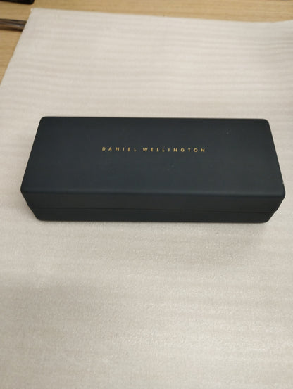 Daniel Wellington AE62R02 GRANDE Sunglasses-Rose Gold Frame-Black Lenses