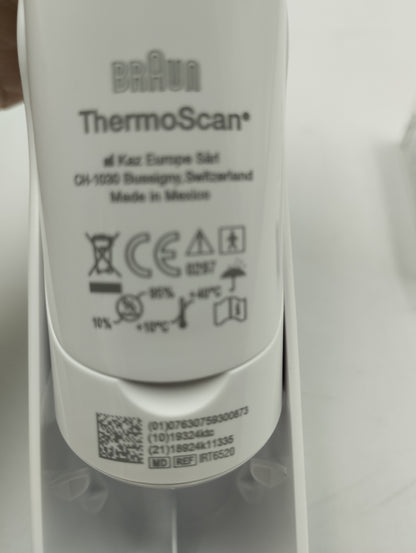 Braun IRT6520 ThermoScan 7 Ear Thermometer-NO BOX