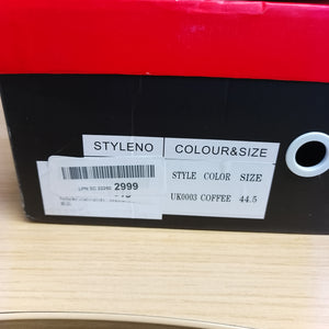 Poerkan Men's Comfortable & Stylish Lace - Up Derby Shoes-Black-UK10