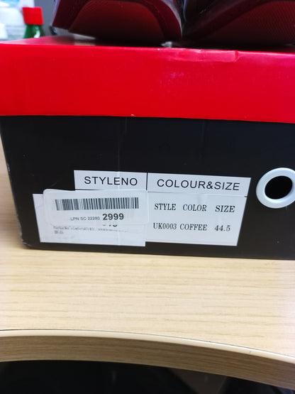 Poerkan Men's Comfortable & Stylish Lace - Up Derby Shoes-Black-UK10