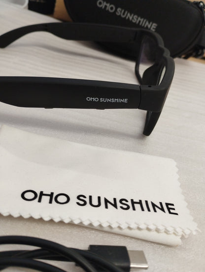 OhO Smart Glasses,Polarized Sunglasses with Bluetooth Speaker