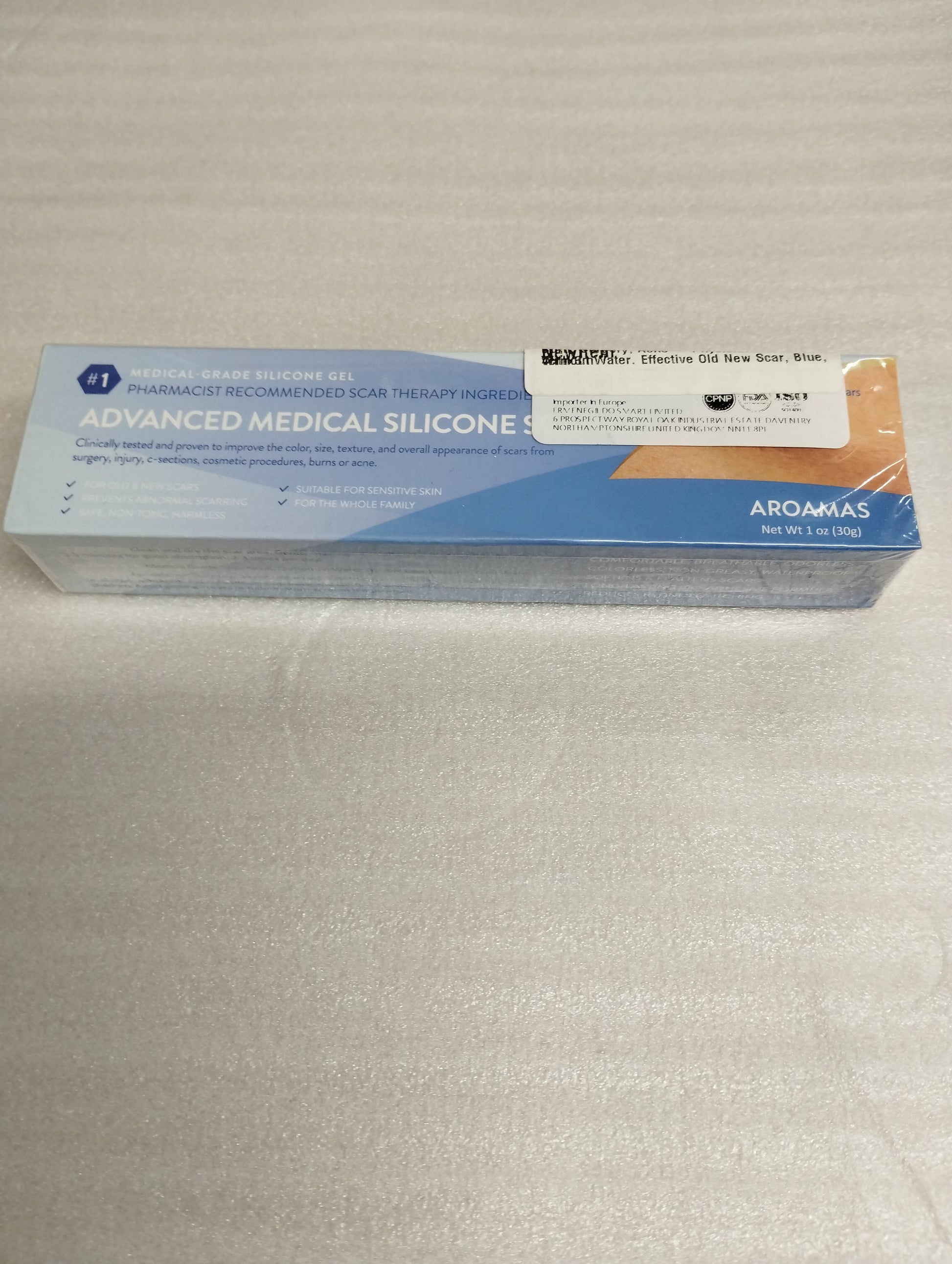 Aroamas Advanced Medical-Grade Silicone Scar Gel-30G