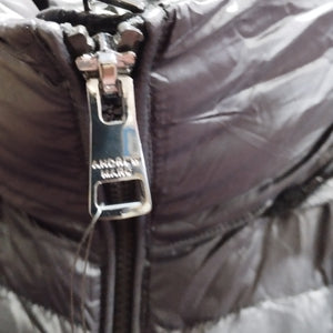 Andrew Marc long down coat Black Womens Medium