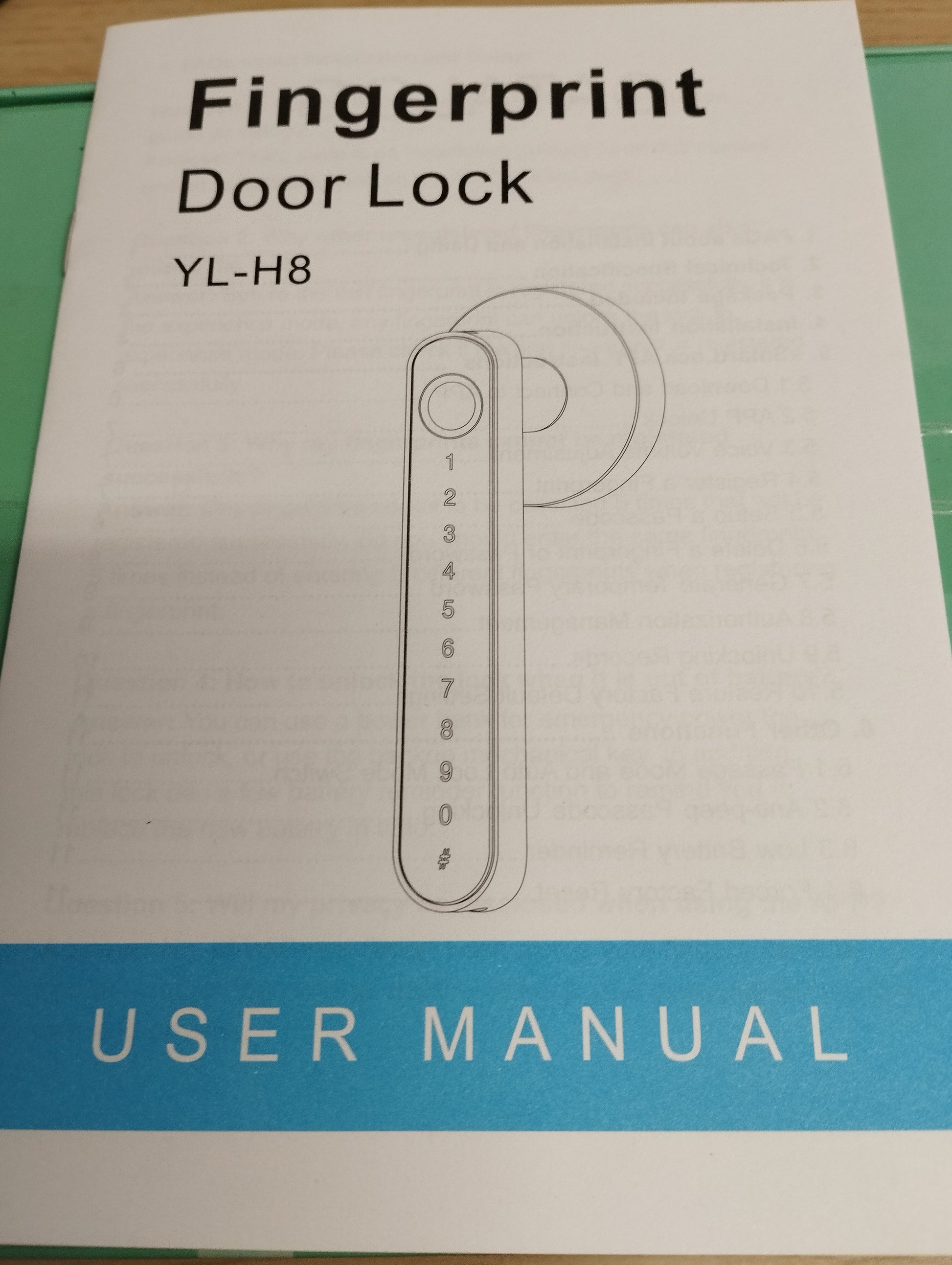 Fingerprint Door Lock YL-H8