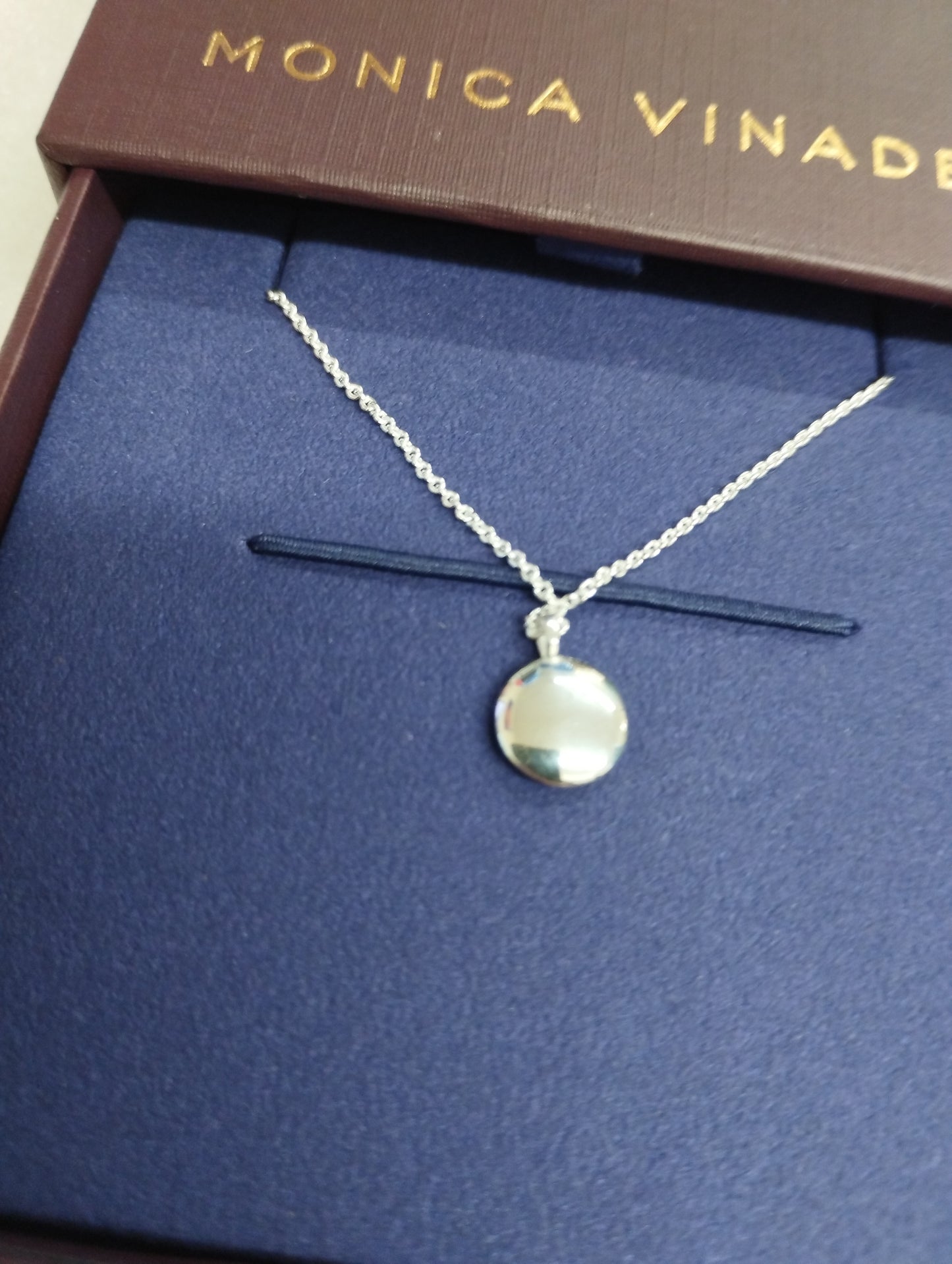 Monica Vinader December Birthstone Chain Necklace-Turquoise