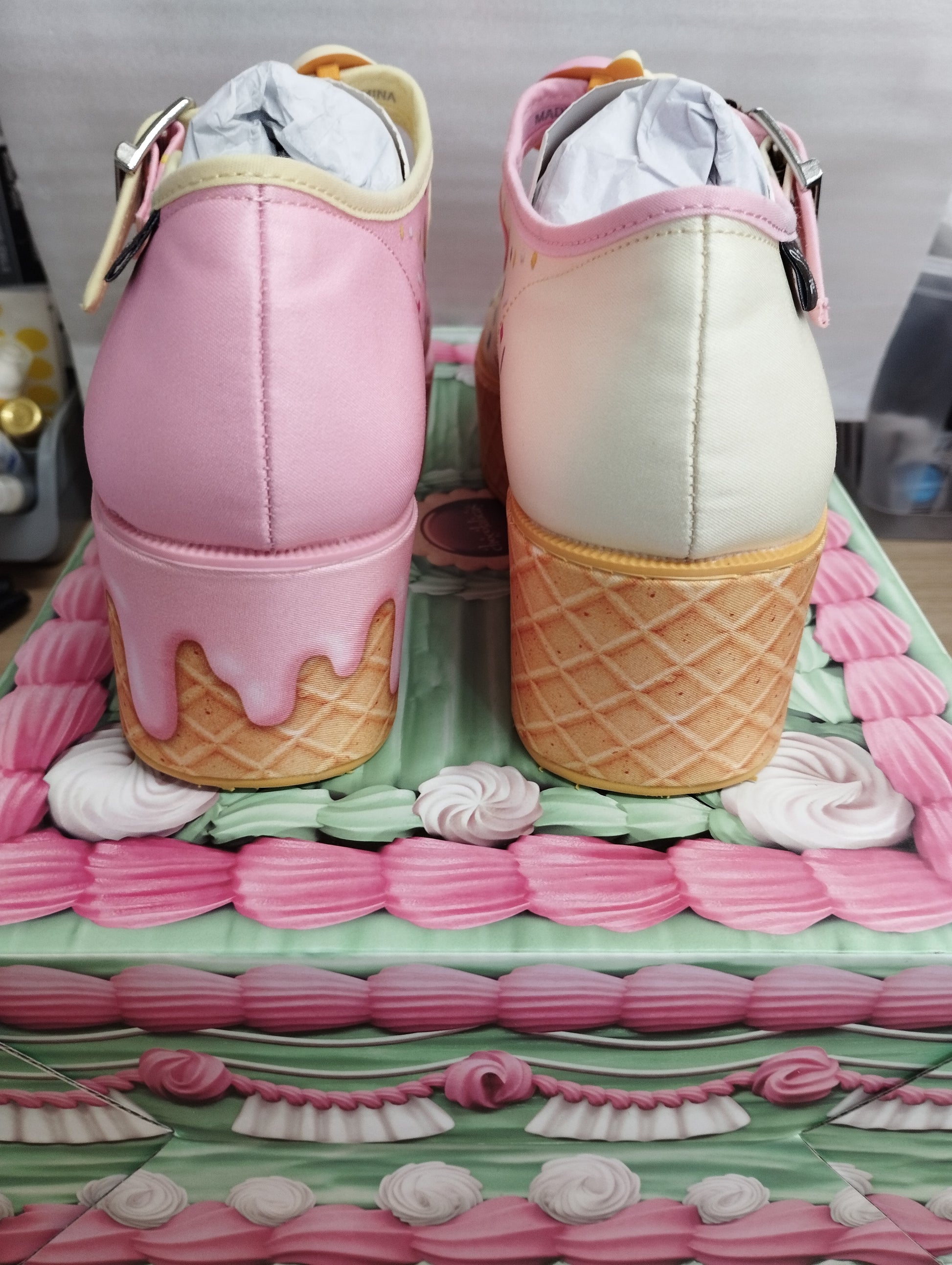 Chocolaticas I Melt For You Women's Mary Jane Platform-uk2.5/us5