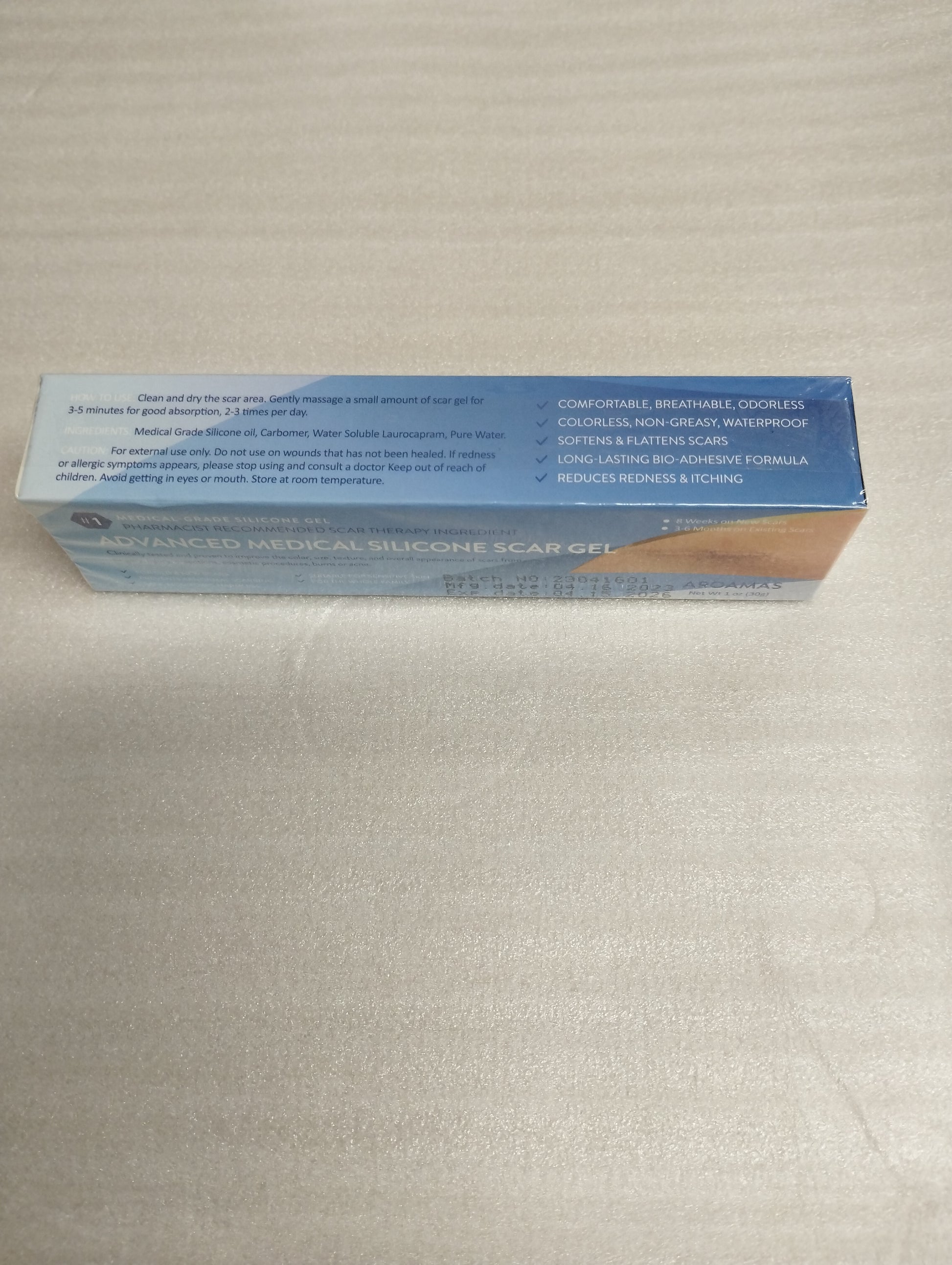 Aroamas Advanced Medical-Grade Silicone Scar Gel-30G