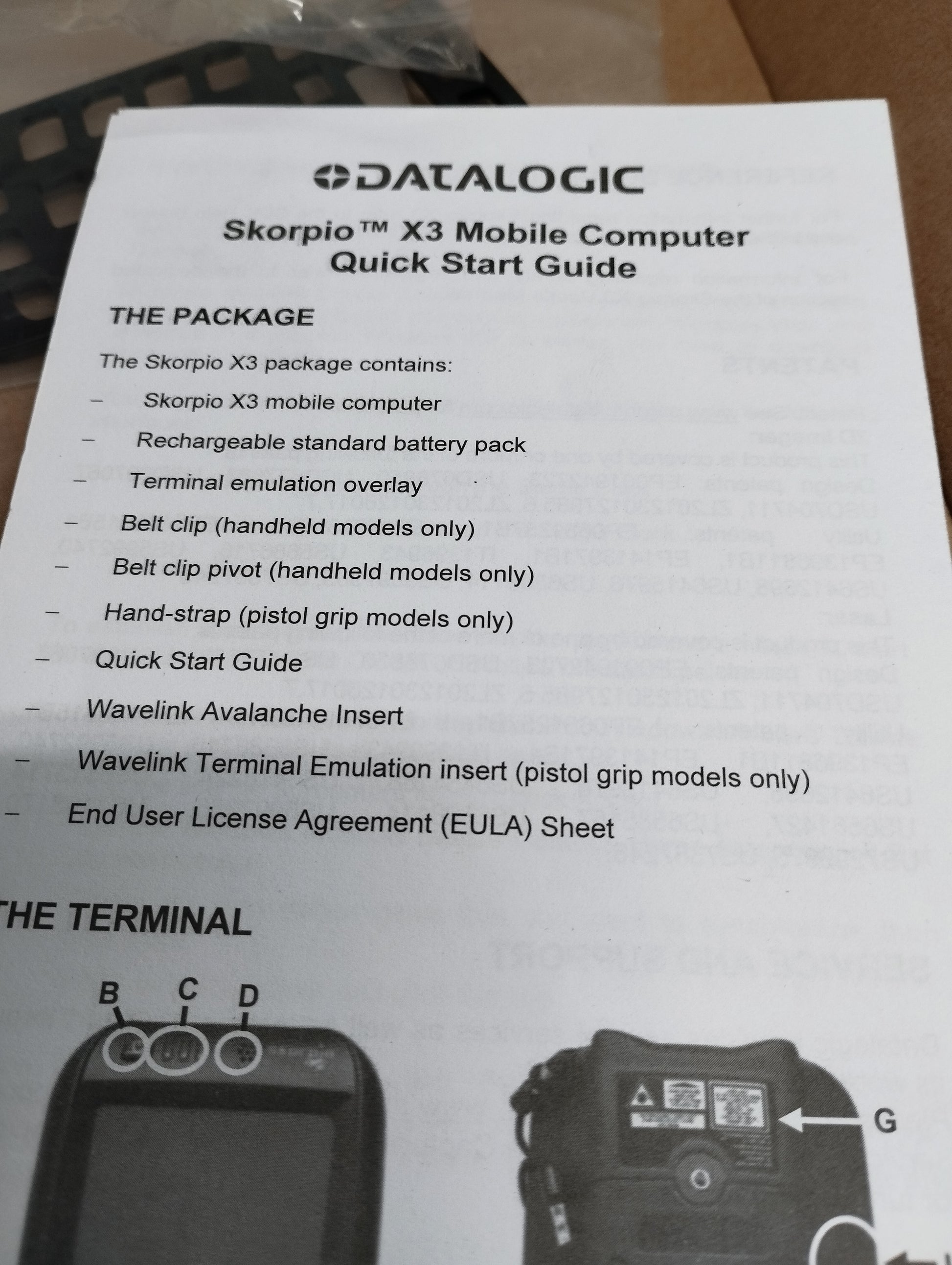 DataLogic skorpio X3 Mobile Computer