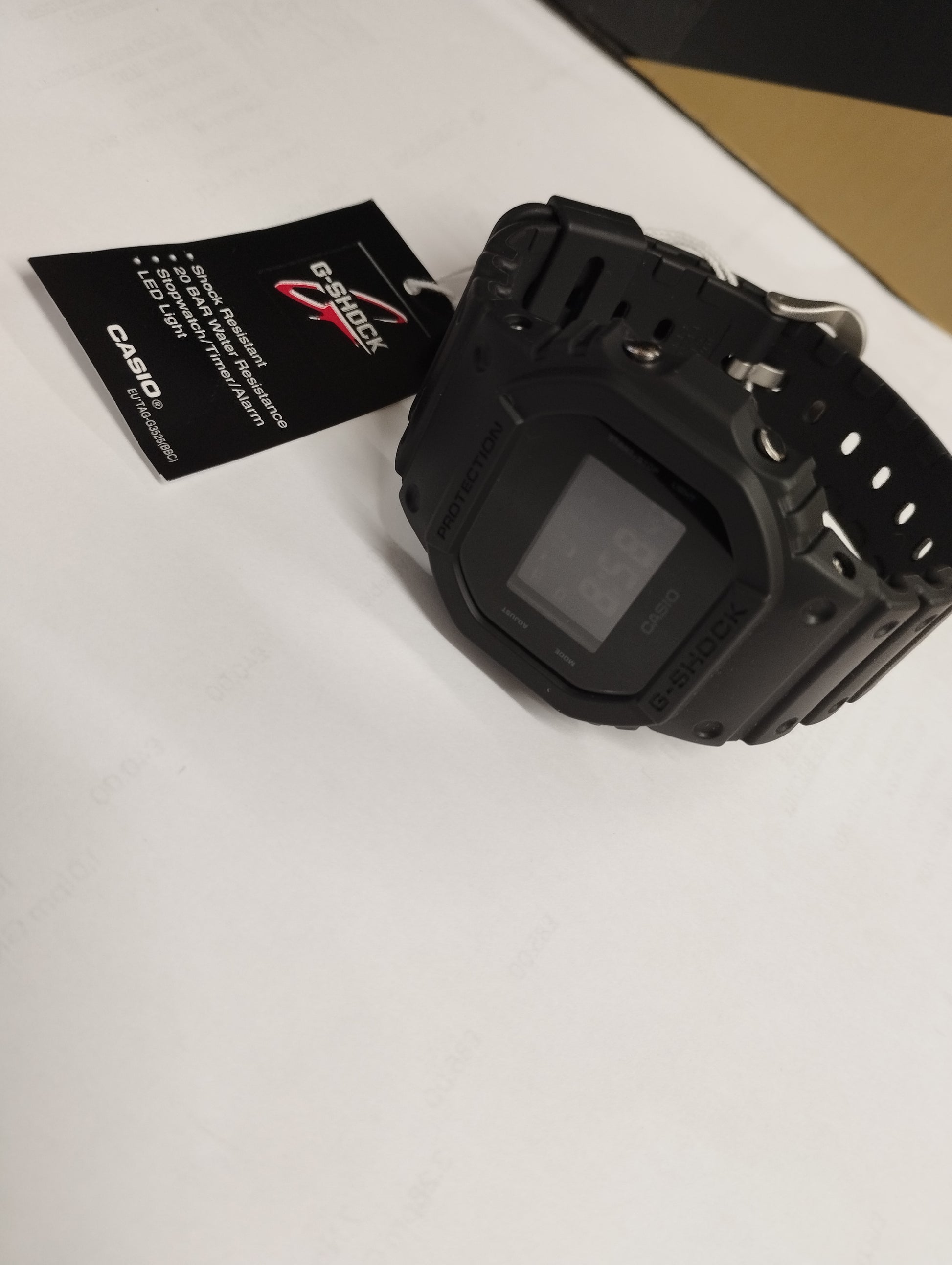 Casio G-Shock DW-5600UBB-1ER Digital Black Resin Strap Watch